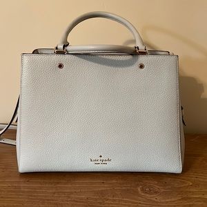 Kate Spade Leila medium triple compartment satchel.